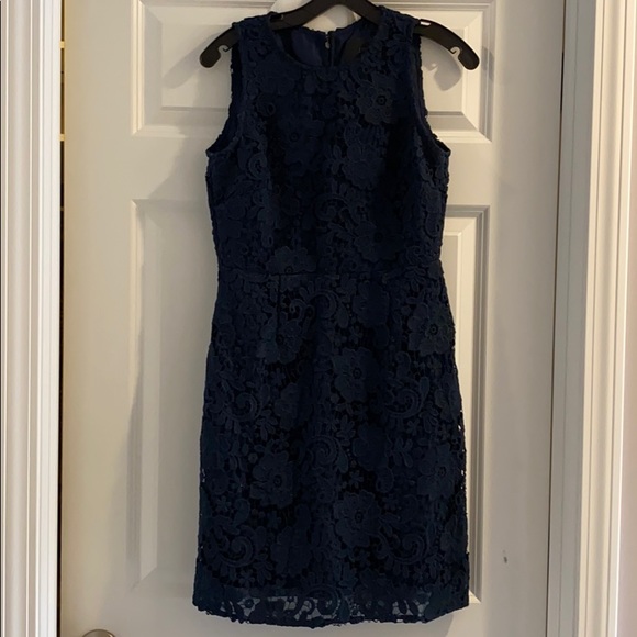 J. Crew Dresses & Skirts - J.Crew Navy Lace Dress